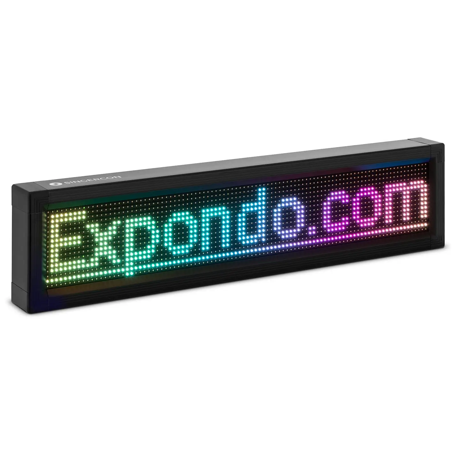 LED displej - 96 x 16 farebných LED - 67 x 19 cm - programovateľný cez iOS/Android