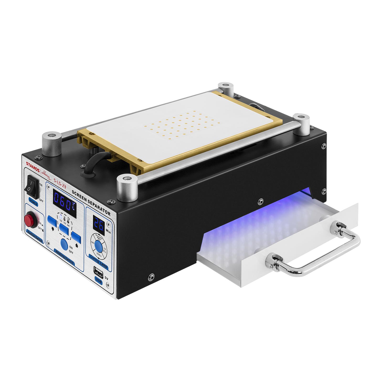 LCD oddeľovač s UV lampou