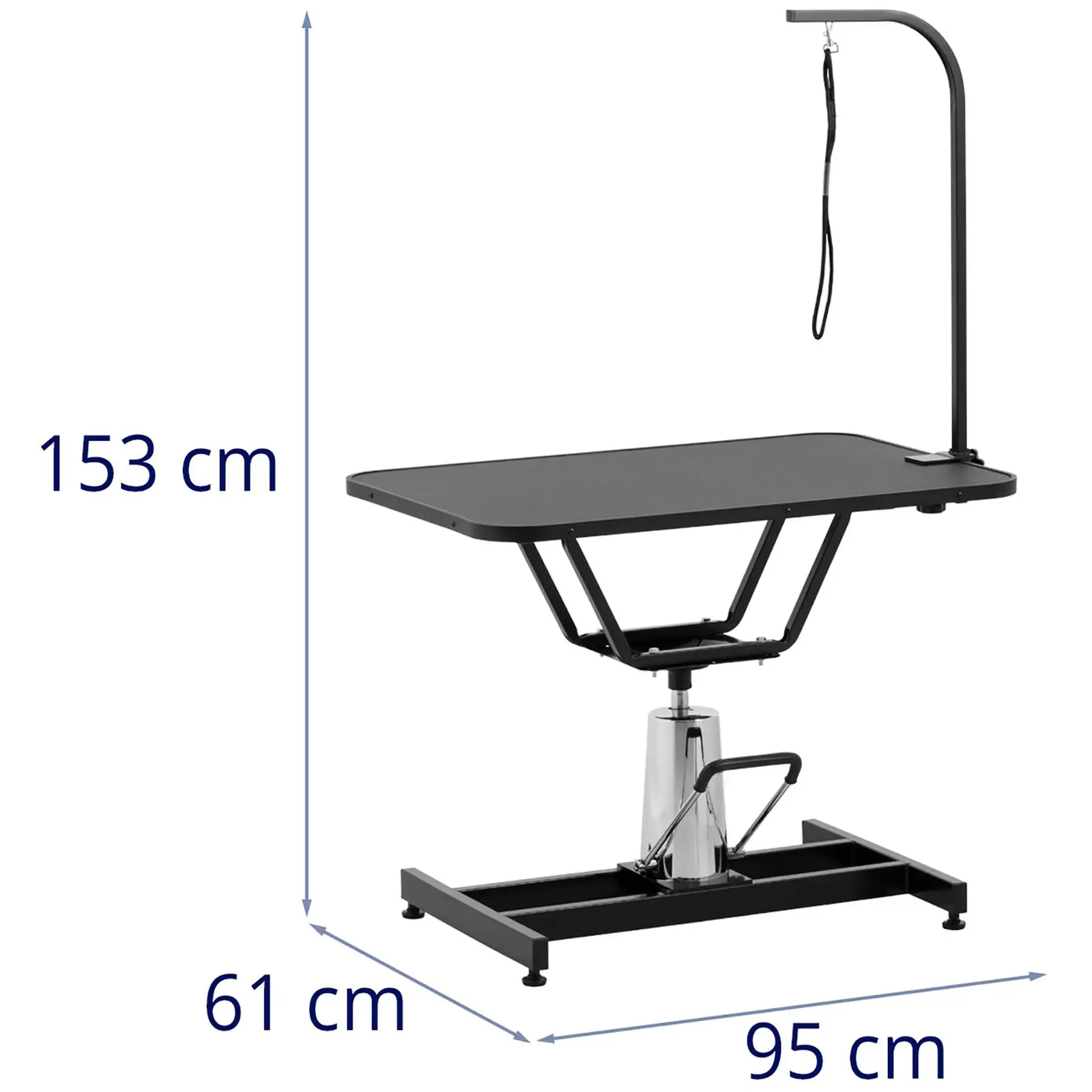 Strihací stôl - 905 x 605 mm - výškovo nastaviteľný v rozmedzí 70 – 84 cm - 60 kg - 1 slučka 