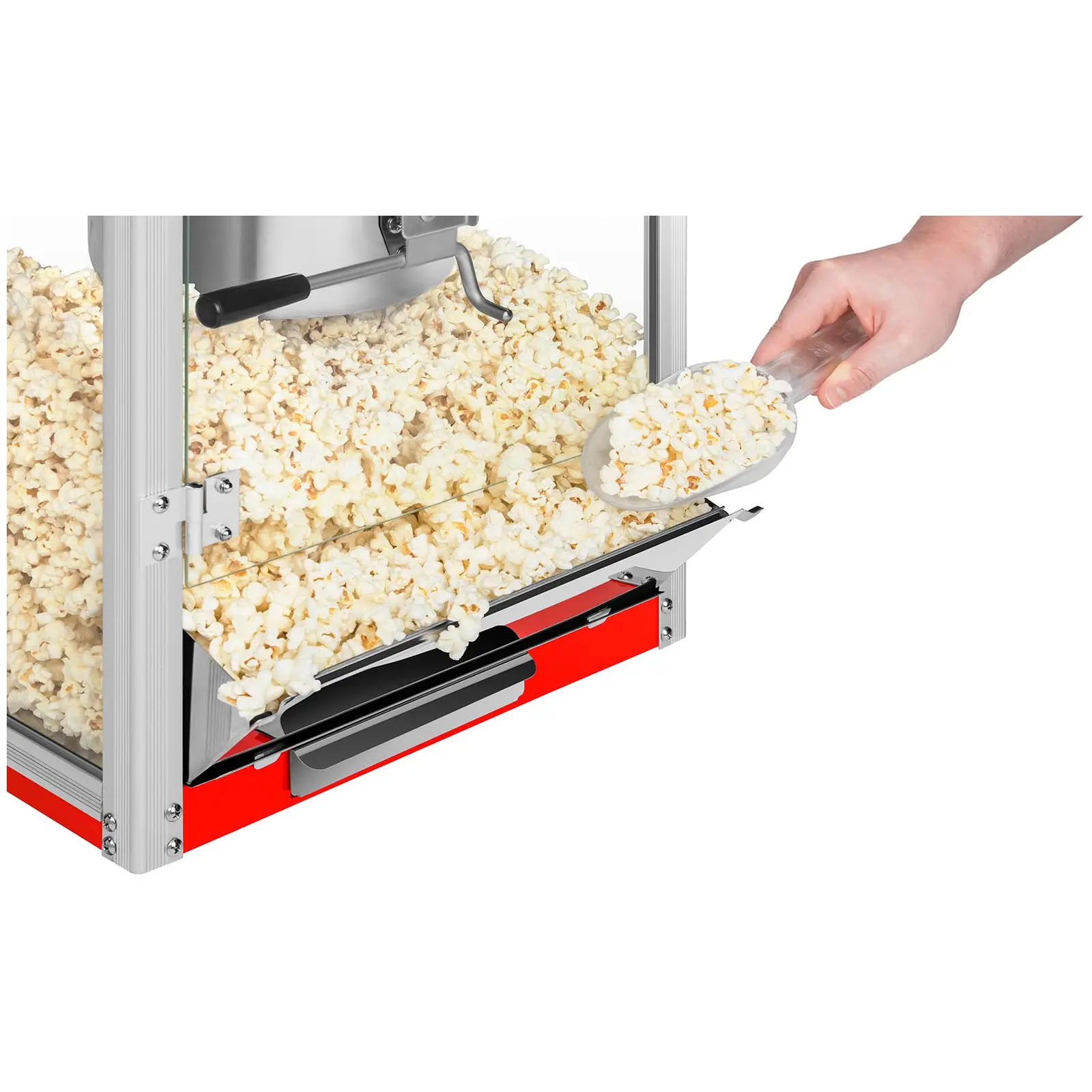 Stroj na popcorn - červený – 8 oz