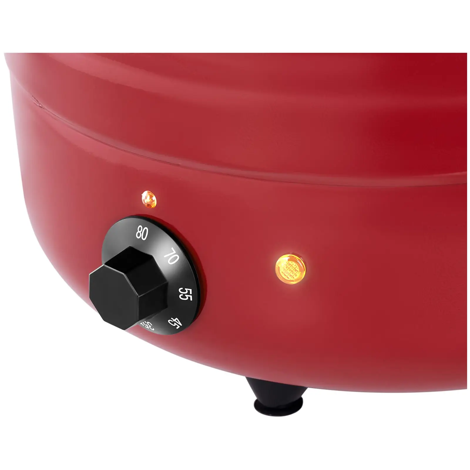 Elektrický hrniec na polievku - 10 l - oceľ - červená farba
