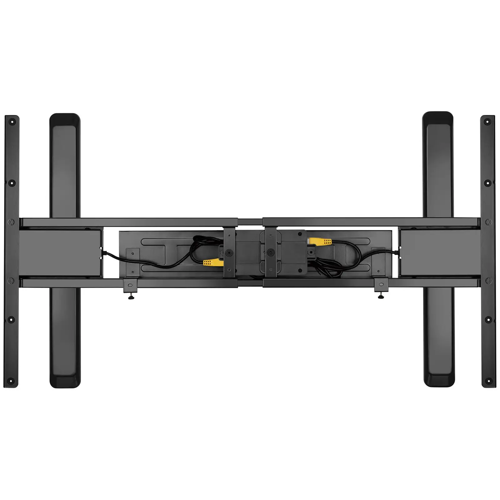 Výškovo nastaviteľný rám stola – 200 W – 125 kg – čierny 