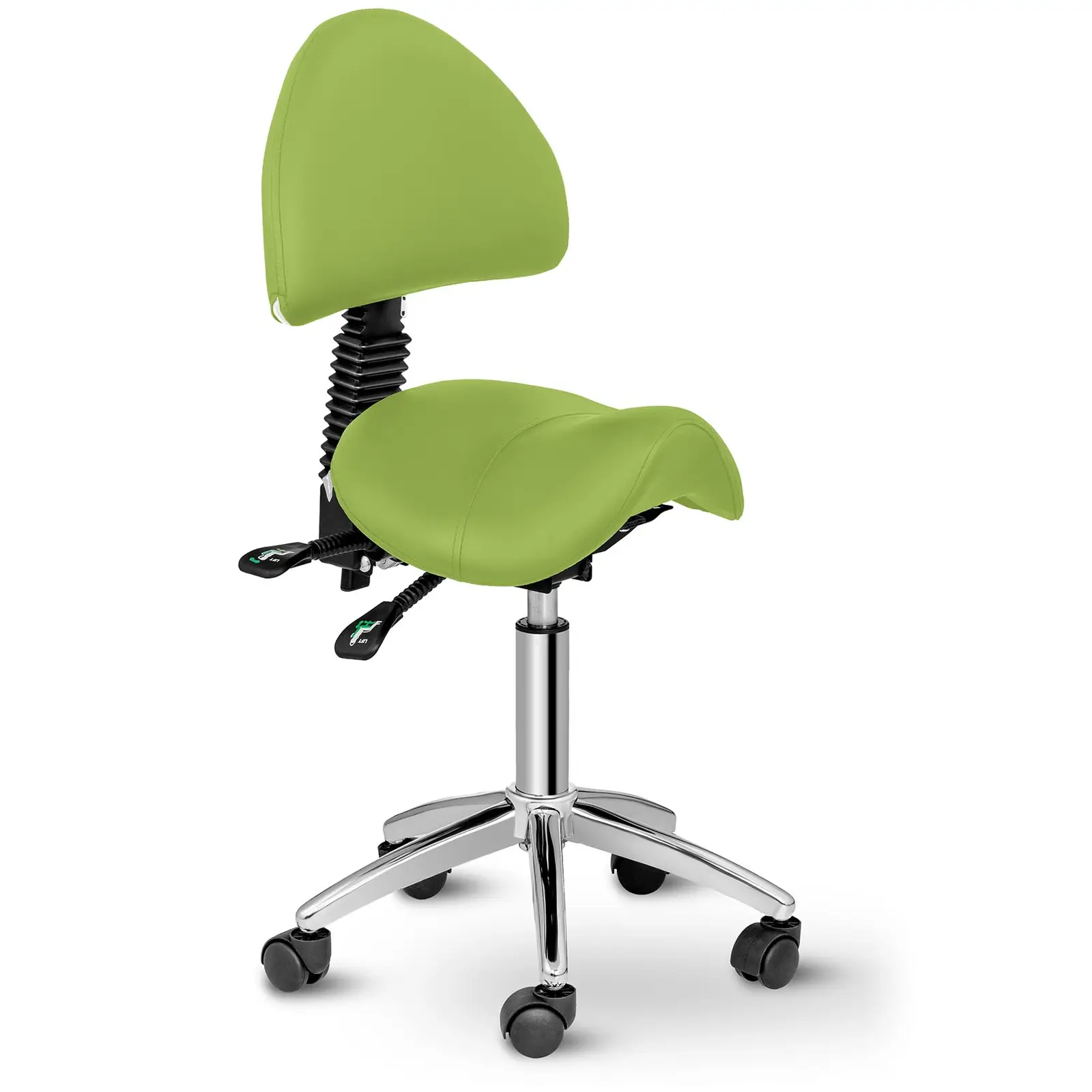 Sedlová stolička - 550 – 690 mm - 150 kg - Light green