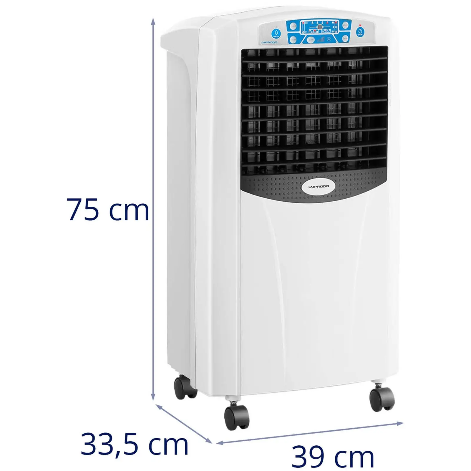Chladič vzduchu - mobilný - s funkciou ohrevu - 5 v 1 - 6 l nádrž na vodu
