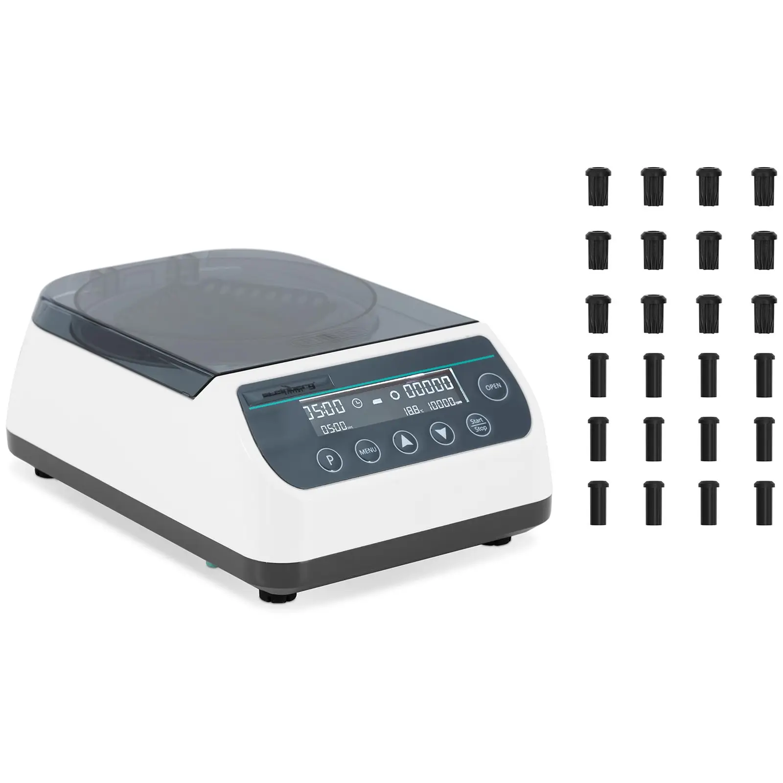 Stolná centrifúga – Vysoká rýchlosť – rotor 2 v 1 –  ot./min – pre 12 skúmavky / 4 prúžky PCR – RCF 6708 xg