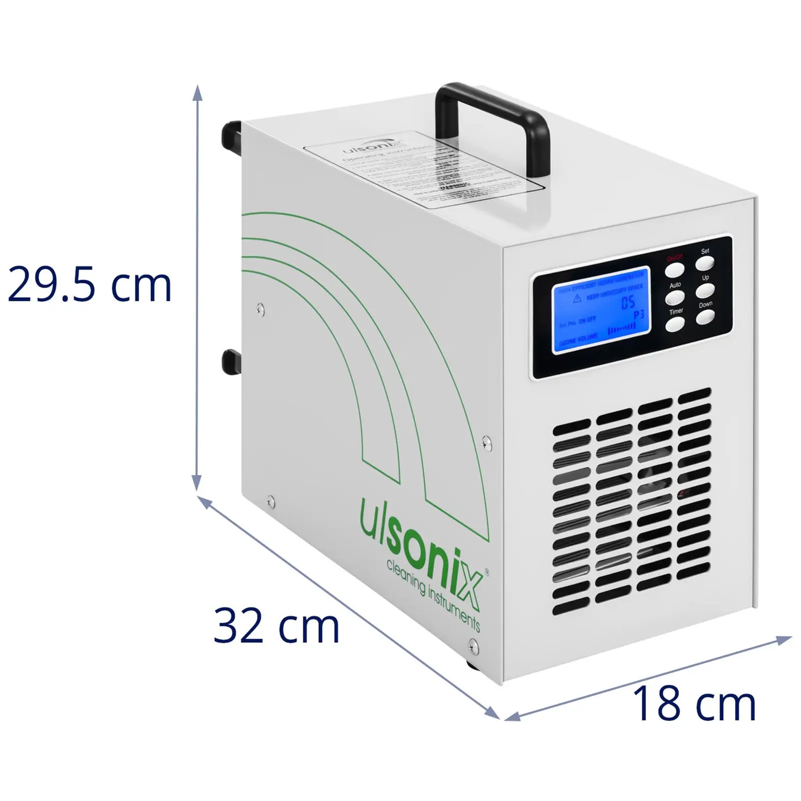 Ozónový generátor - 20 000 mg/h - 205 W - digitálny