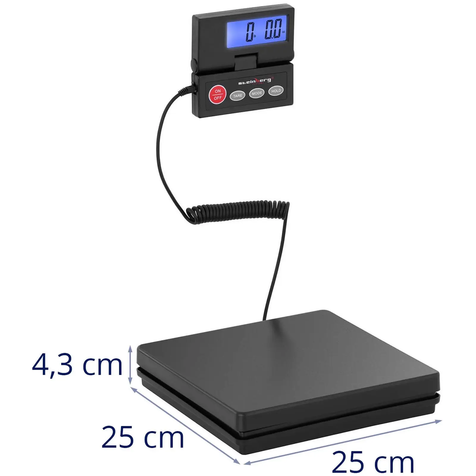 Balíková váha - 40 kg/1 g - Basic - externý LCD
