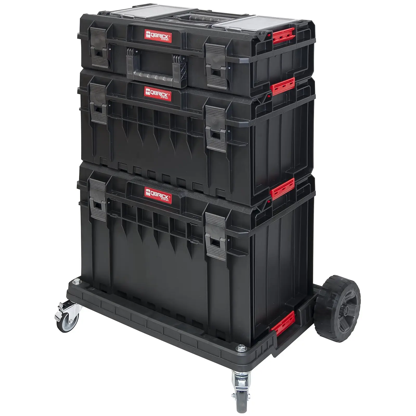 Mobilný kufor na náradie – System One Profi – 3 kufre – 1 prepravný vozík