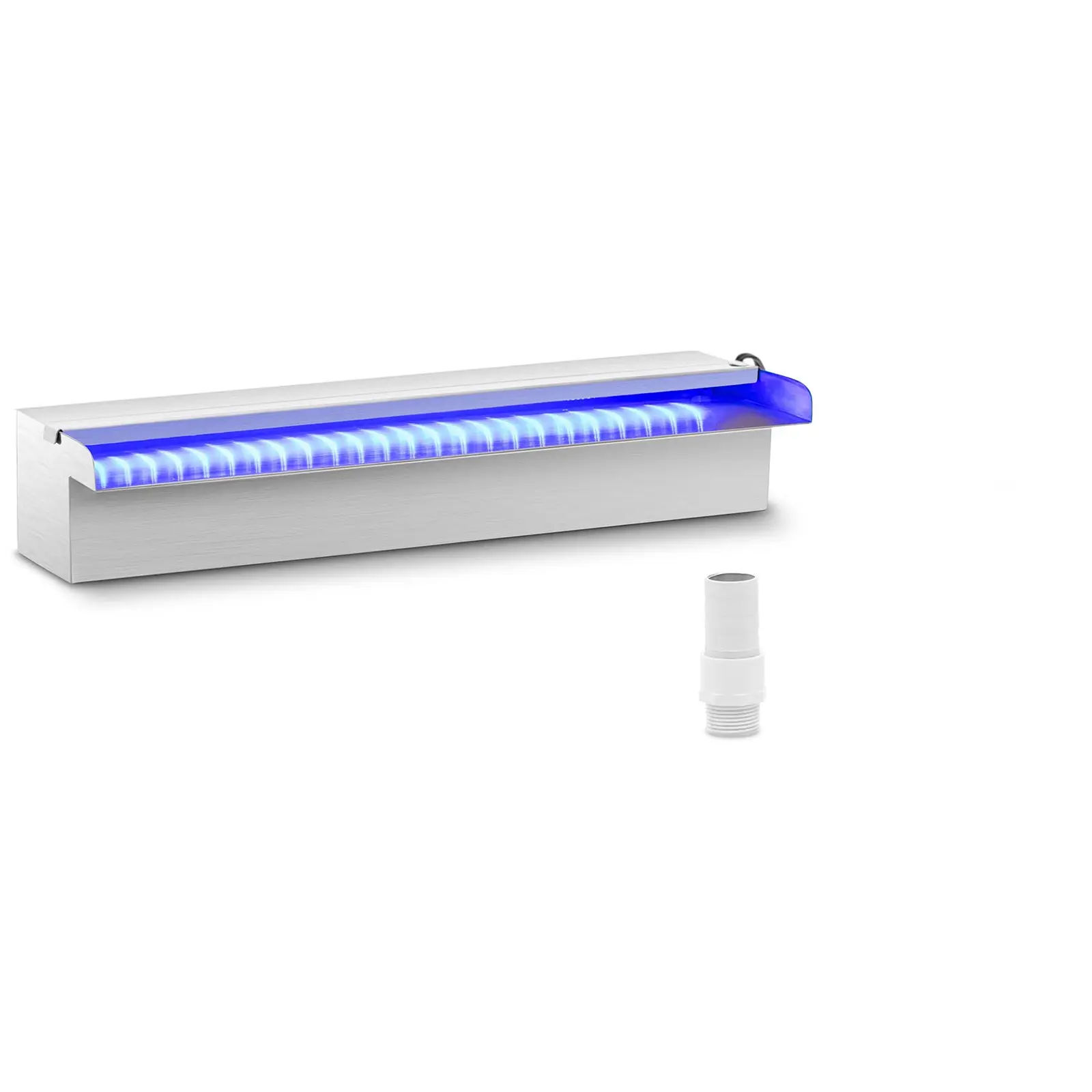  – 45 cm – LED osvetlenie – modrá/biela – otvorený výtok vody